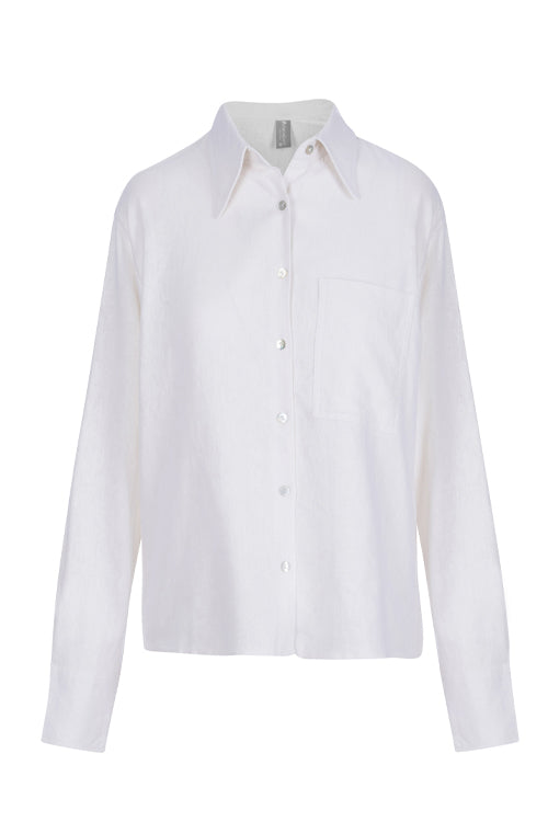 Cremé Boyfriend Shirt (Unisex - Linen)